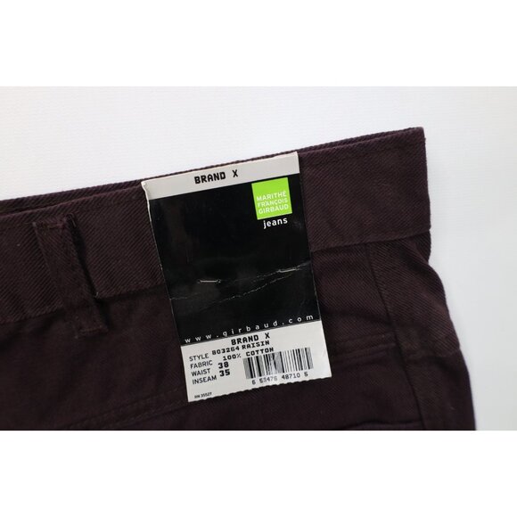 Deadstock Vintage 90s Marithe Francois Girbaud Mens 38x35 Baggy Wide Leg Jeans - Picture 7 of 15